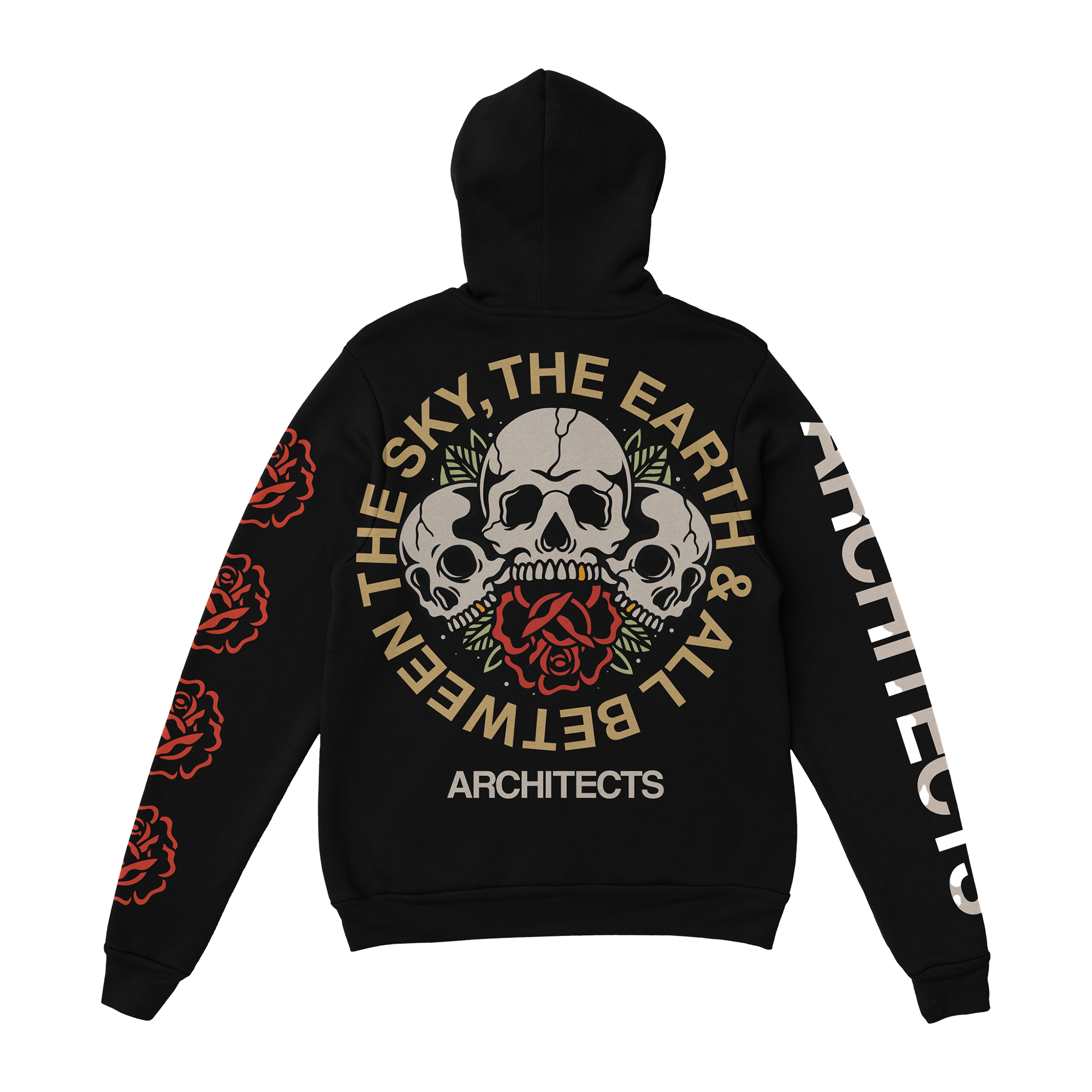 architects-the-sky-the-earth-all-between-skull-hoodie-schwarz image 2