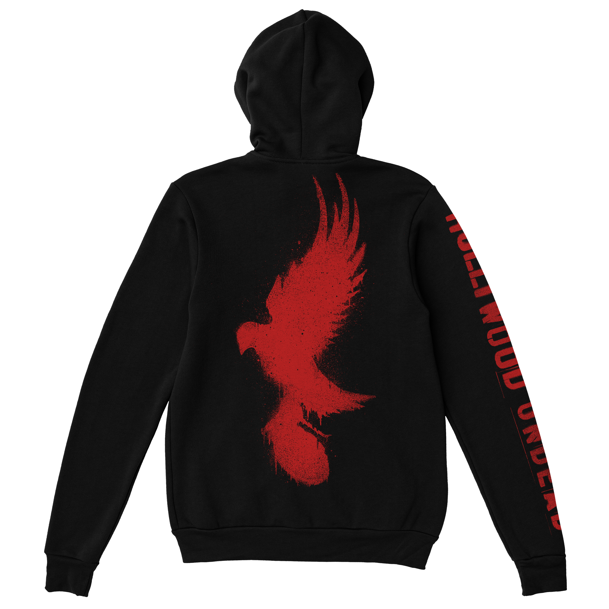 hollywood-undead-hk-dove-grenade-hoodie-schwarz-fleece image 3