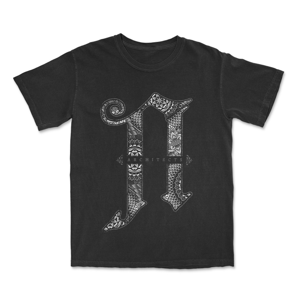 architects-logo-t-shirt-schwarz-aus-baumwolle image 1