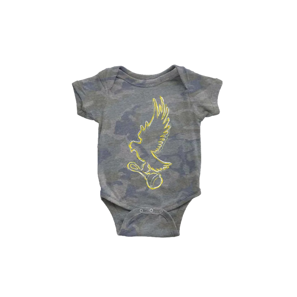 hollywood-undead-dove-rattle-babybody-vintage-camo-neugeborene-baumwolle image 1