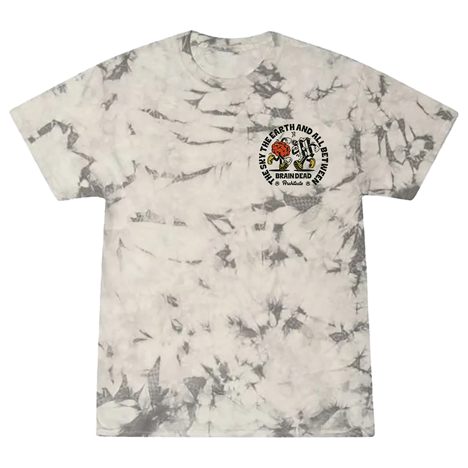 architects-brain-dead-crystal-dye-t-shirt-wei-tie-dye-baumwolle image 1