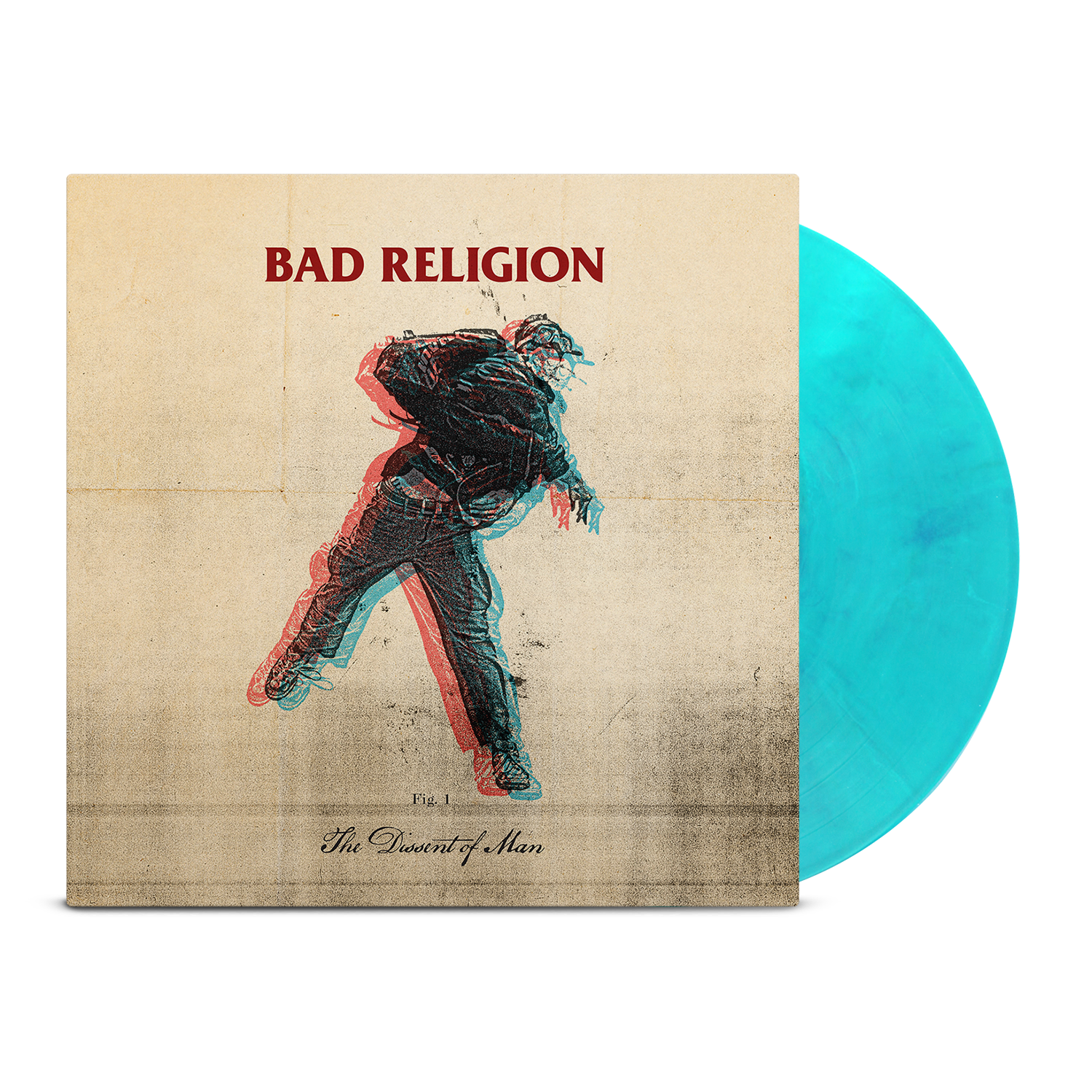 bad-religion-the-dissent-of-man-lp-gr-n-blau-vinyl image 1