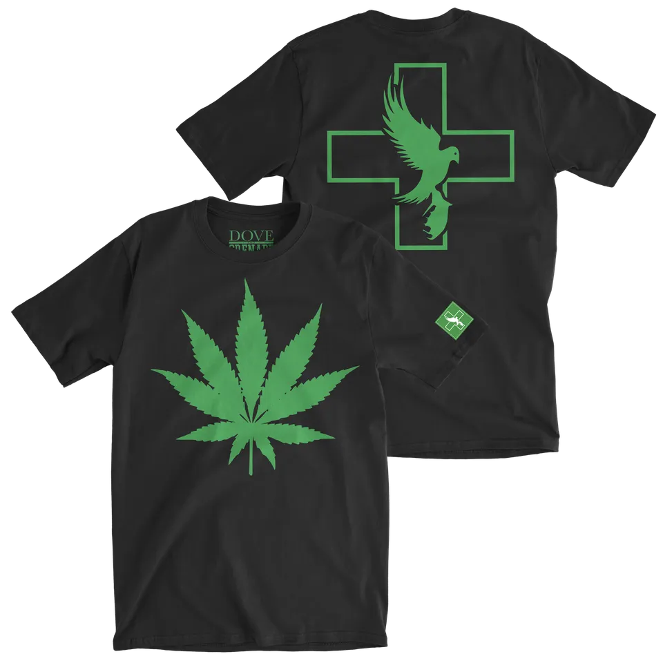 hollywood-undead-d-g-leaf-tee-t-shirt-schwarz-blatt image 1