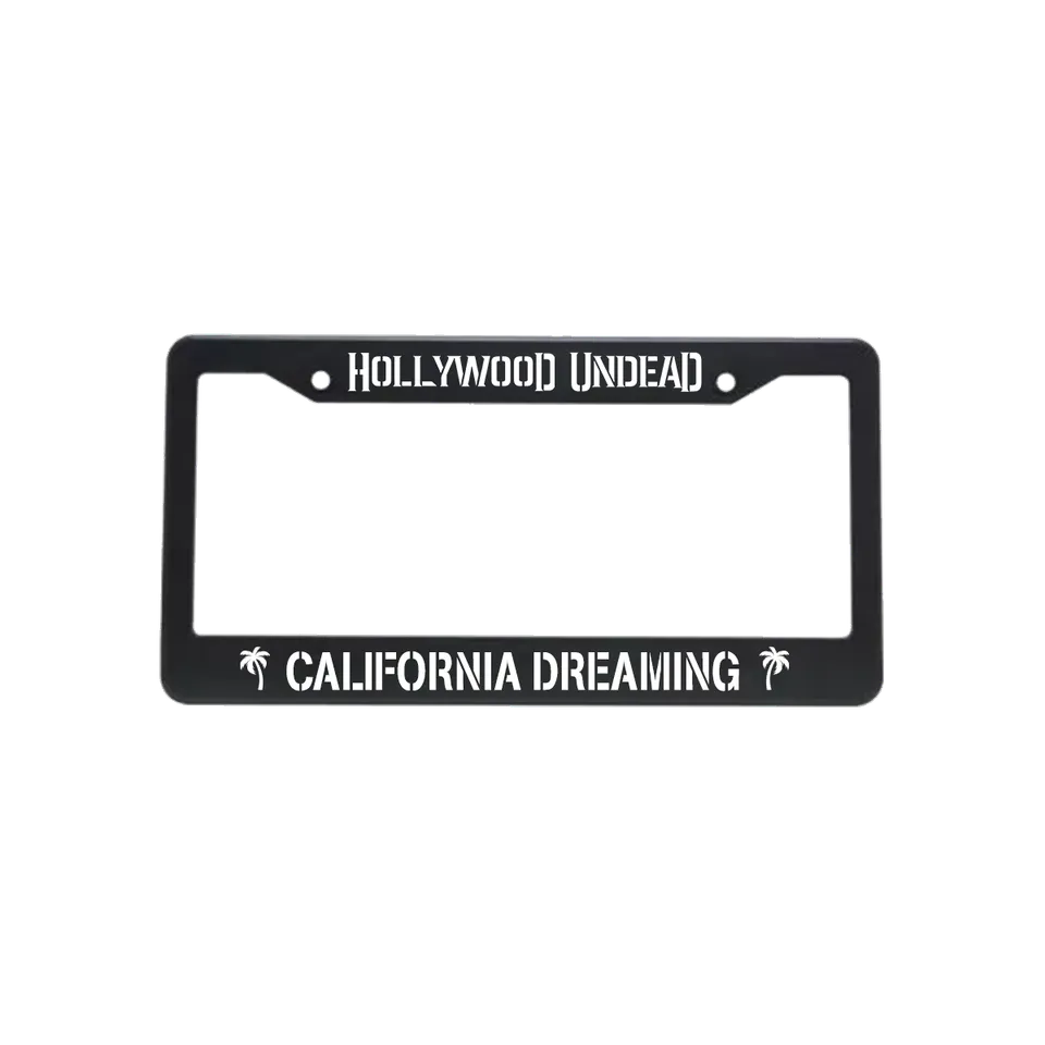 hollywood-undead-california-dreaming-kennzeichenhalter-schwarz image 1