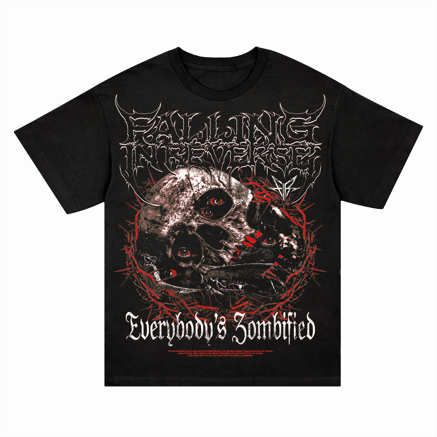 falling-in-reverse-everybody-s-zombified-tee-t-shirt-baumwolle image 1