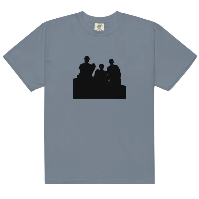 40-oz-to-fresno-t-shirt-blau-baumwolle image 1