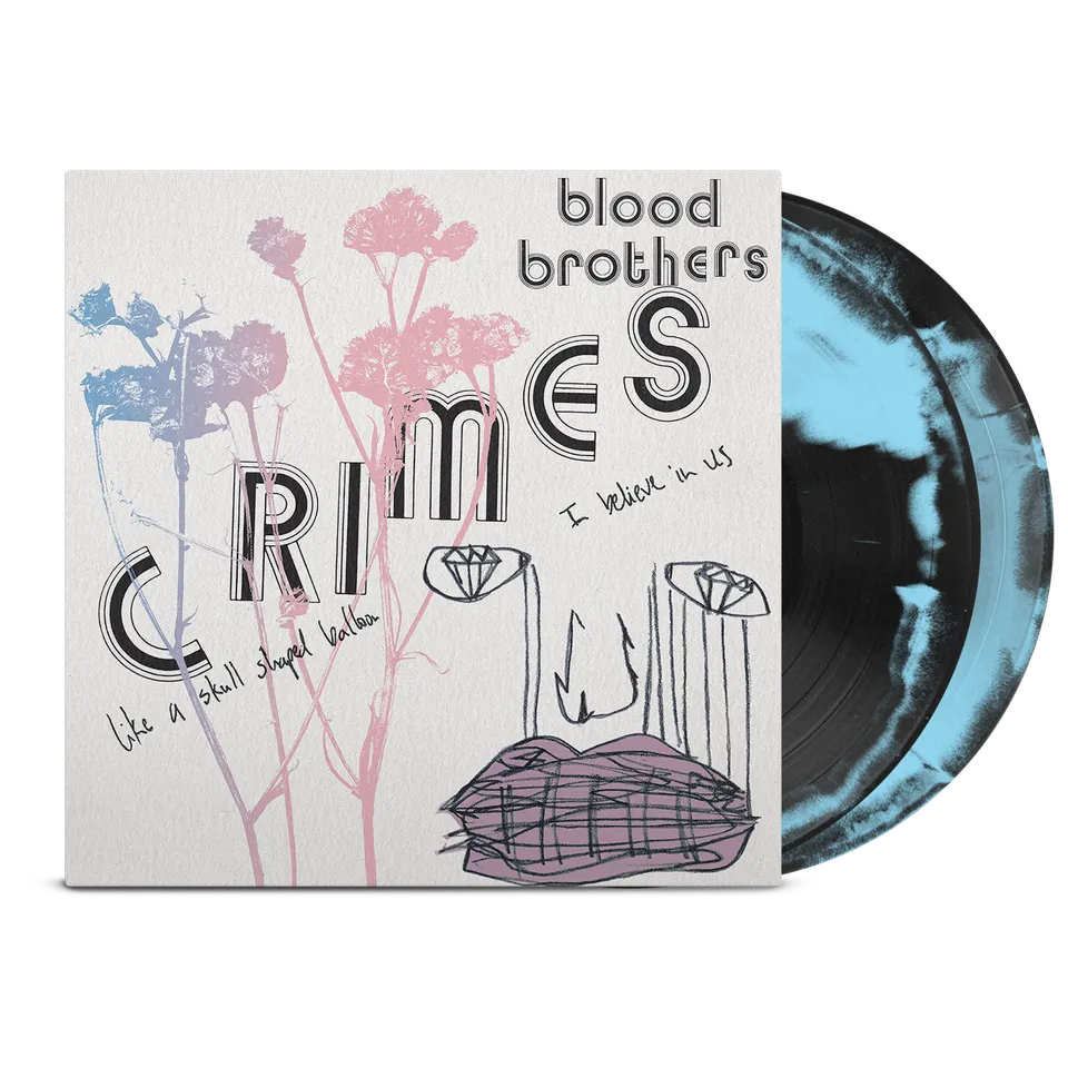 blood-brothers-crimes-2xlp-vinyl-schwarz-baby-blau-limitiert image 1