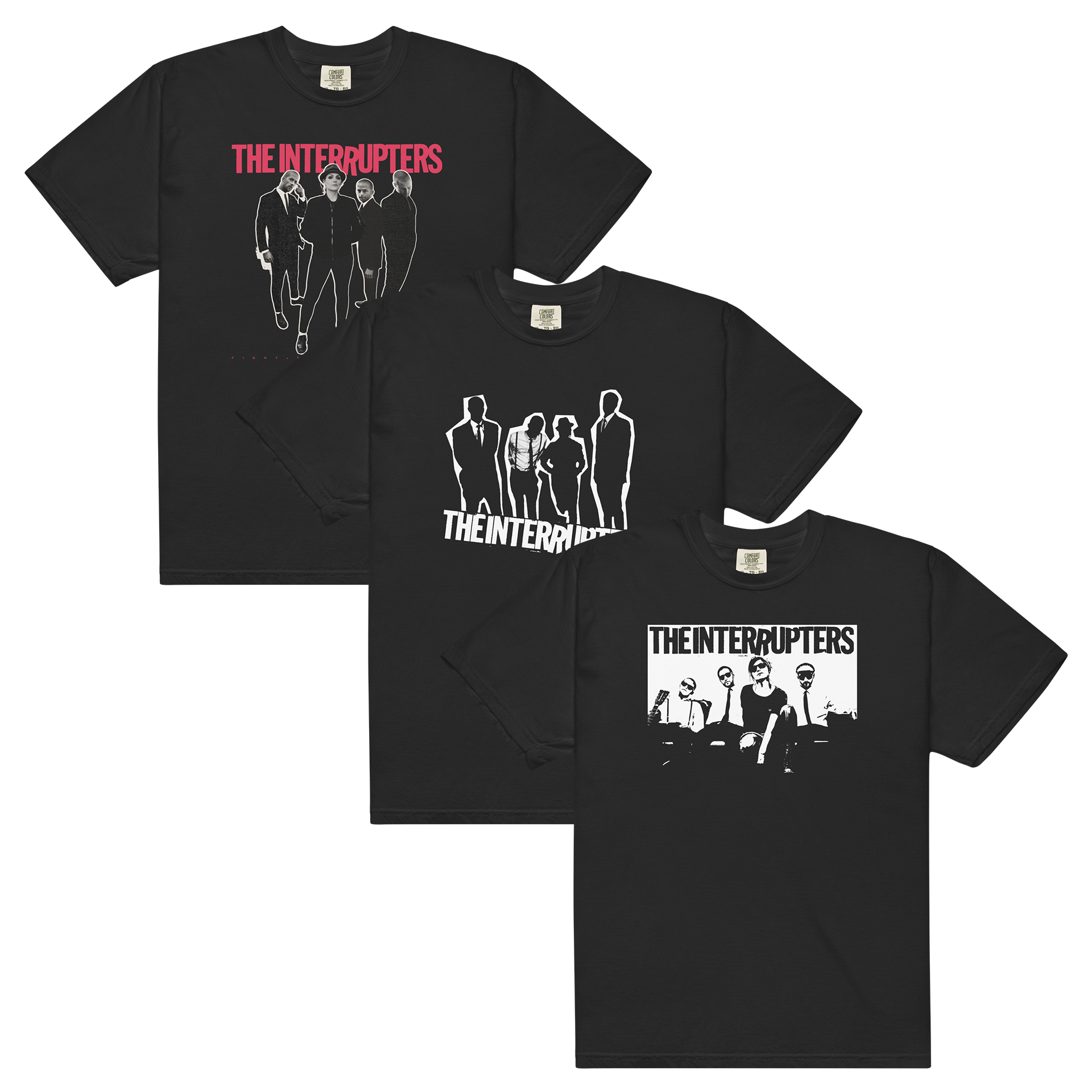 the-interrupters-t-shirt-bundle-3er-set-schwarz-baumwolle image 1