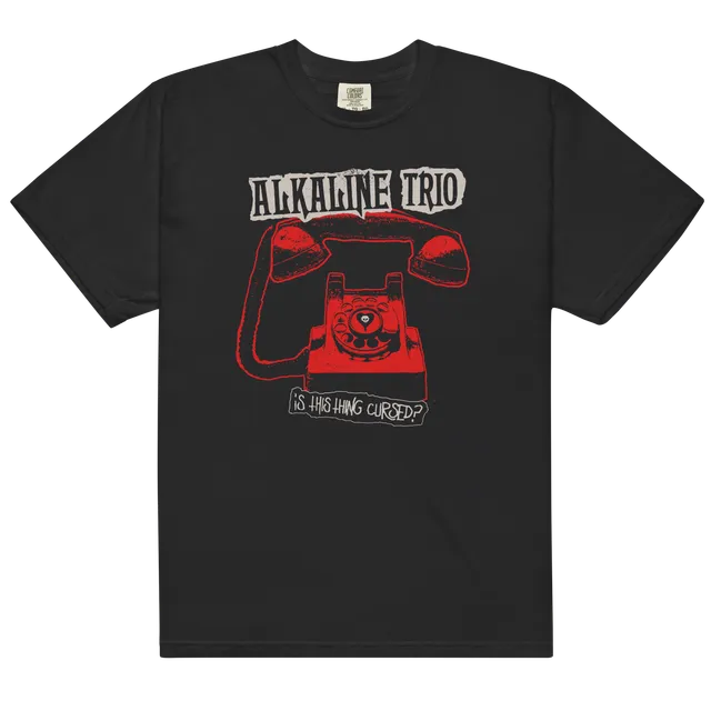alkaline-trio-is-this-thing-cursed-t-shirt-schwarz image 1