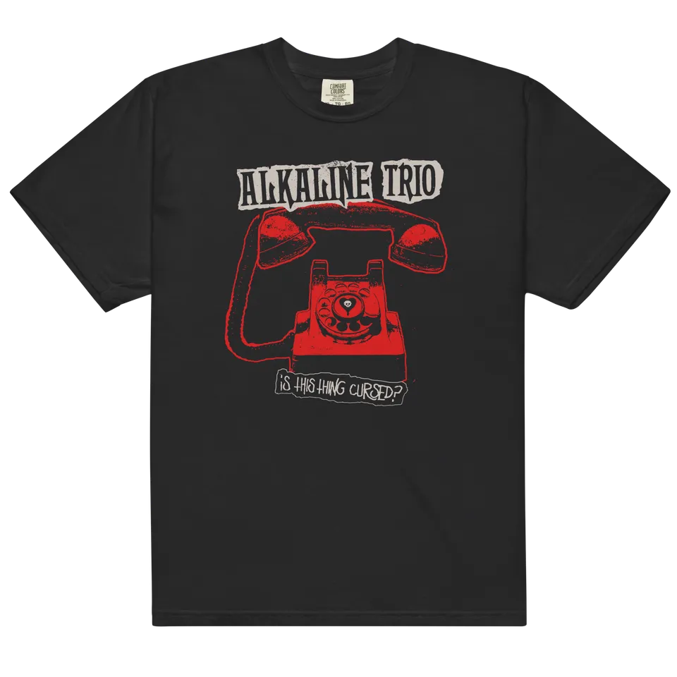 alkaline-trio-is-this-thing-cursed-t-shirt-schwarz image 1
