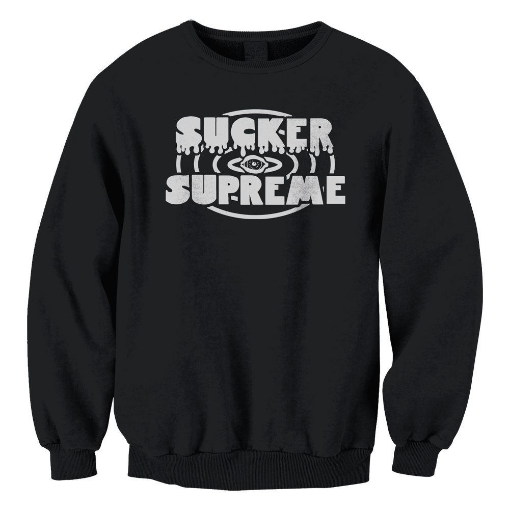 rosie-tucker-sick-sad-crewneck-black-pullover image 1