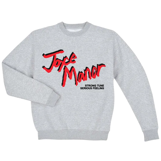 joyce-manor-slasher-sweatshirt-grau-baumwollmix image 1