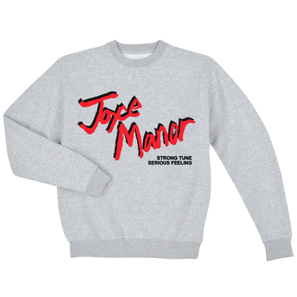 joyce-manor-slasher-sweatshirt-grau-baumwollmix image 1
