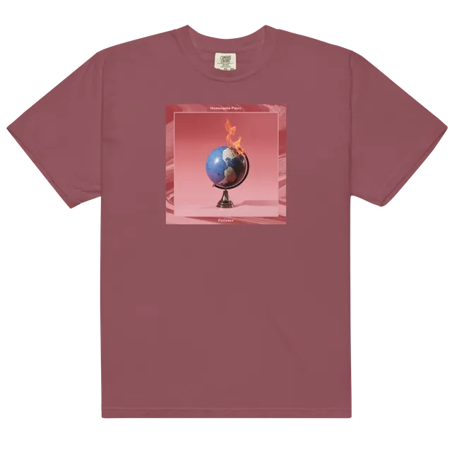 patience-t-shirt-brick-red-album-baumwolle-relaxed-fit image 1