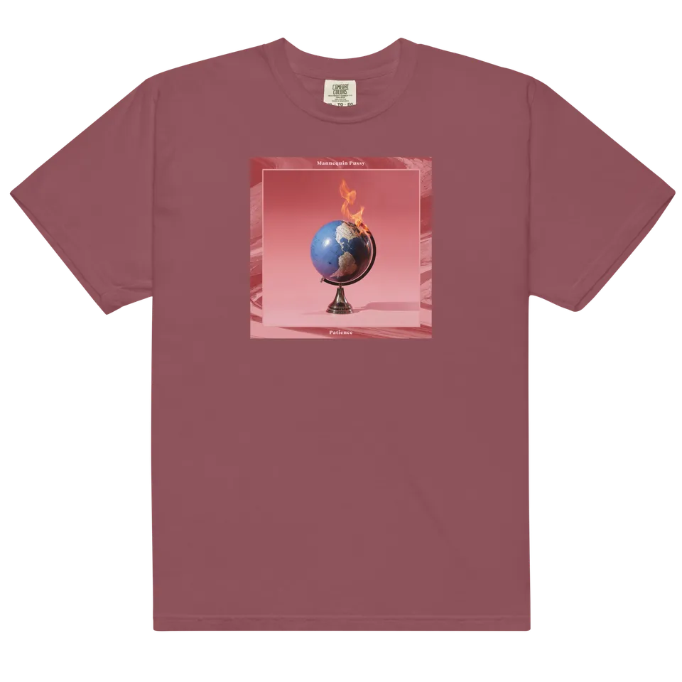 patience-t-shirt-brick-red-album-baumwolle-relaxed-fit image 1