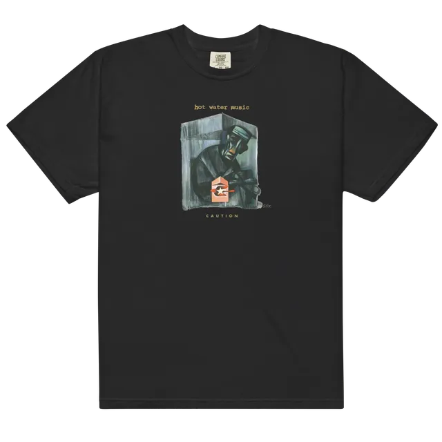 hot-water-music-caution-t-shirt-schwarz-baumwolle image 1
