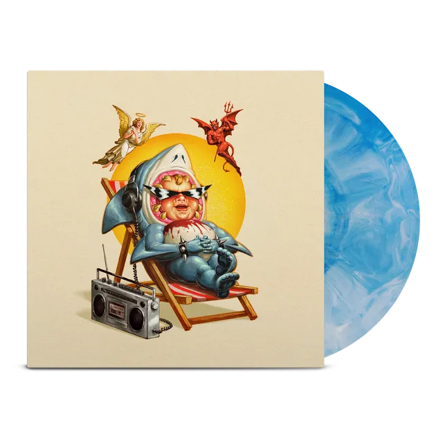 drain-is-your-friend-kewpie-blue-splash-vinyl-lp-limitiert image 1