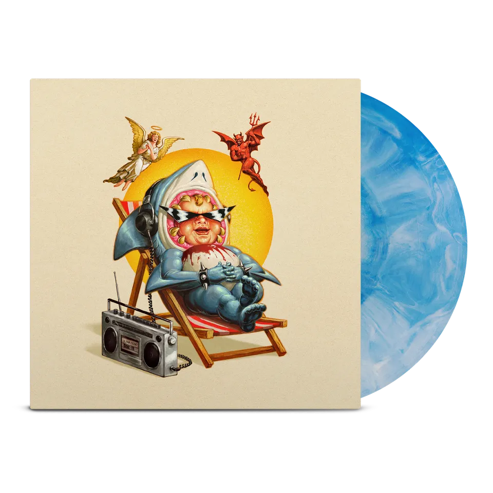 drain-is-your-friend-kewpie-blue-splash-vinyl-lp-limitiert image 1
