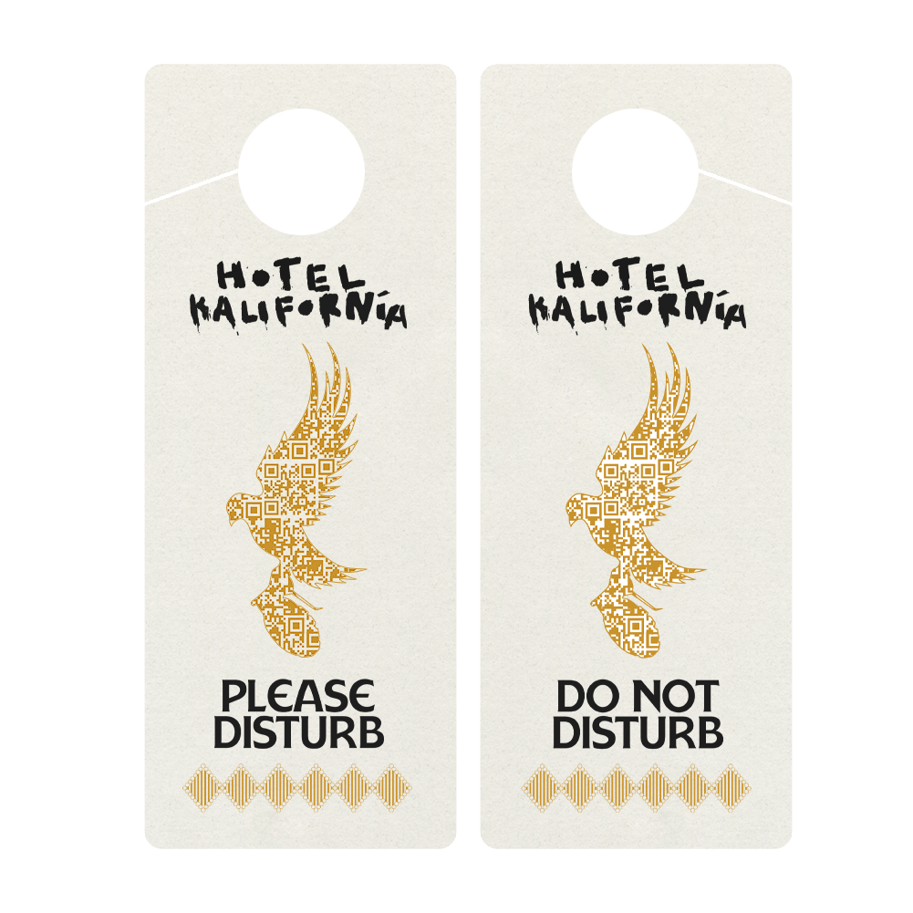 hollywood-undead-hotel-kalifornia-door-hanger-t-rh-nger-accessoire image 1