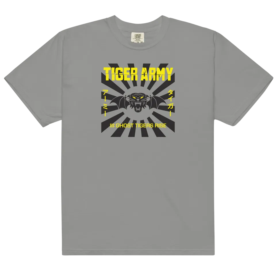 iii-ghost-tigers-rise-t-shirt-grau-baumwolle image 1