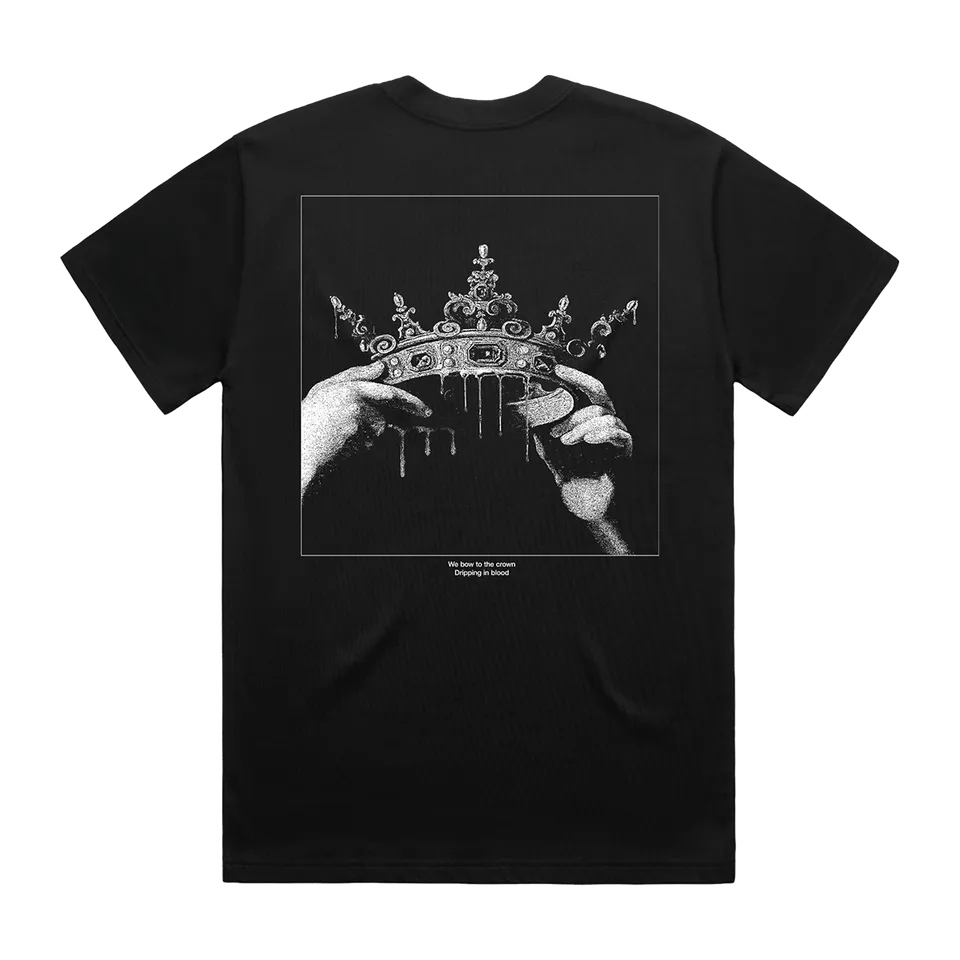 architects-bow-to-the-crown-t-shirt-schwarz-baumwolle image 1