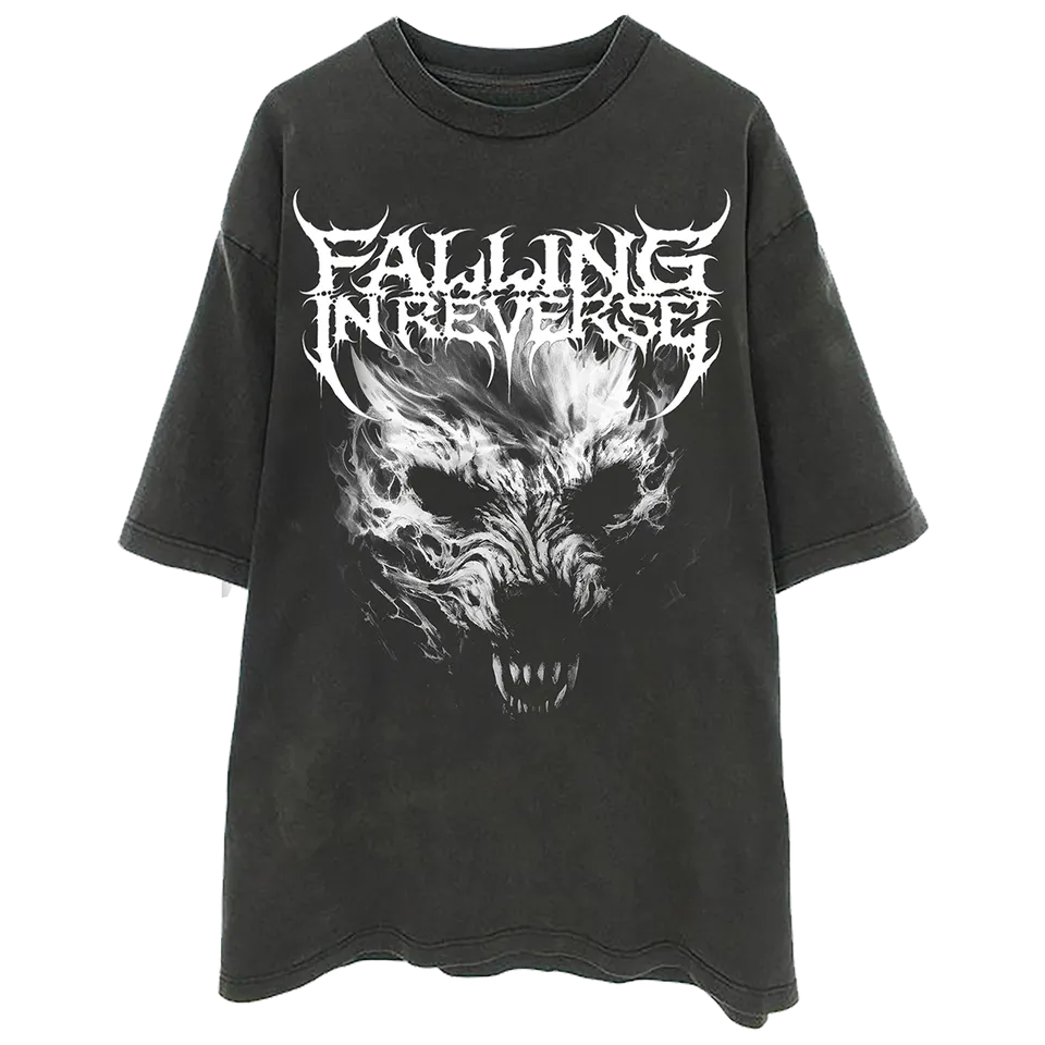 falling-in-reverse-wolf-tee-t-shirt-schwarz-heavyweight image 1
