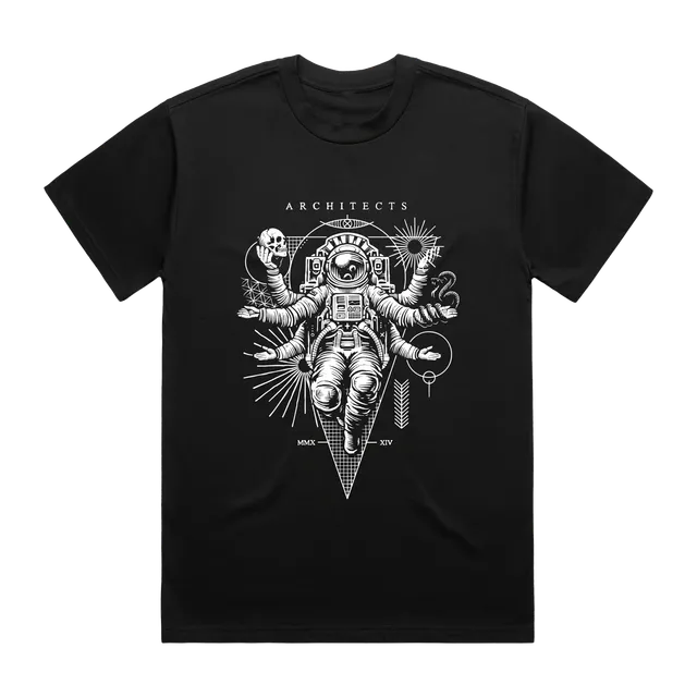 architects-astronaut-black-t-shirt-schwarz-regular-fit-baumwolle image 1