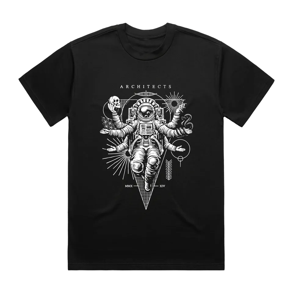 architects-astronaut-black-t-shirt-schwarz-regular-fit-baumwolle image 1
