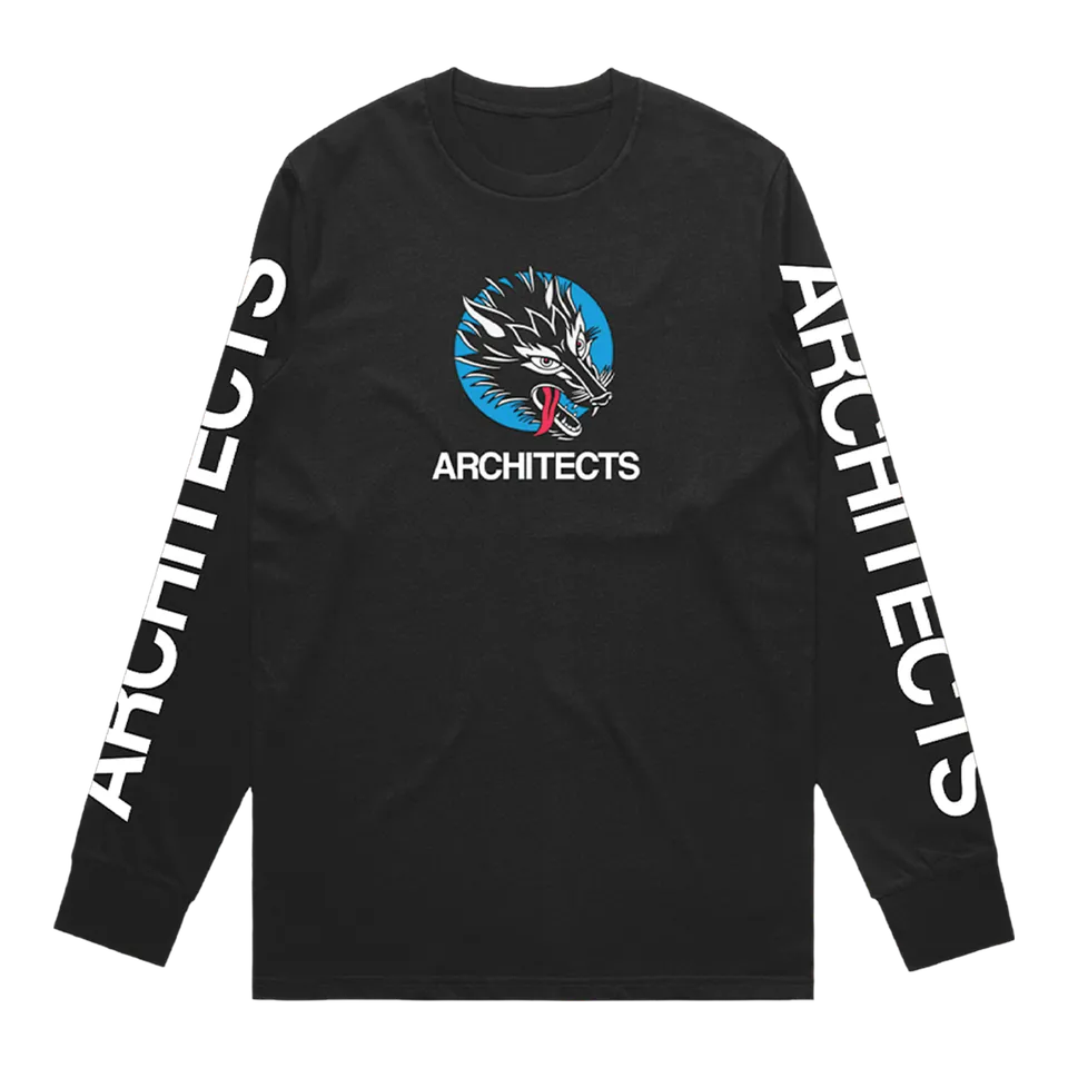 architects-wolf-head-longsleeve-langarmshirt-schwarz image 1
