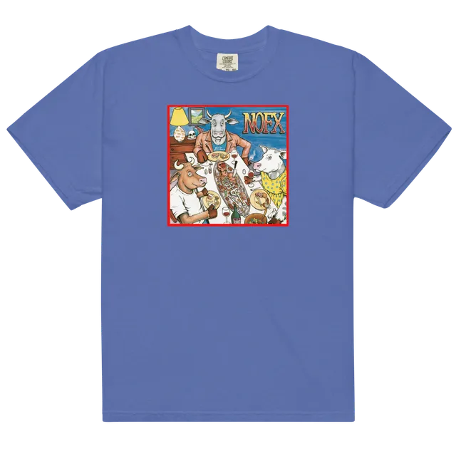 nofx-liberal-animation-t-shirt-blau-baumwolle image 1