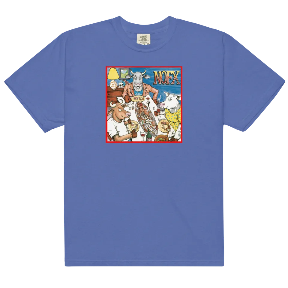 nofx-liberal-animation-t-shirt-blau-baumwolle image 1