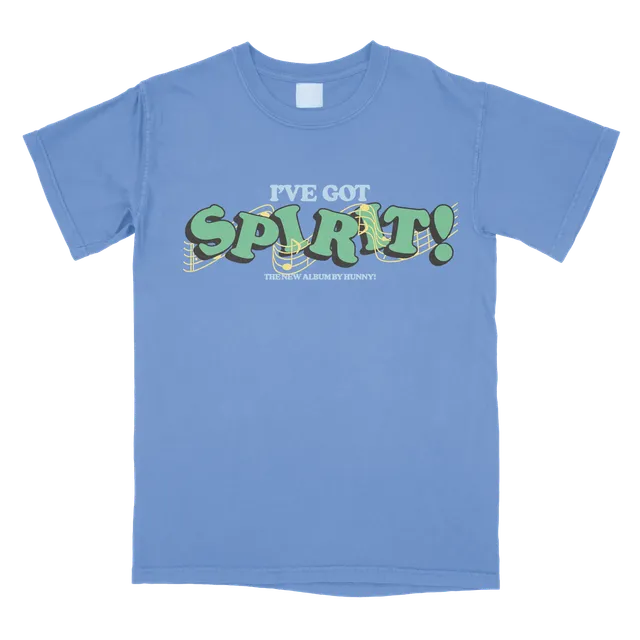 hunny-spirit-t-shirt-carolina-blue-baumwolle image 1