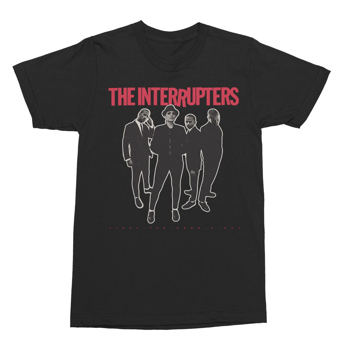 the-interrupters-fight-the-good-fight-t-shirt-schwarz-baumwolle image 1