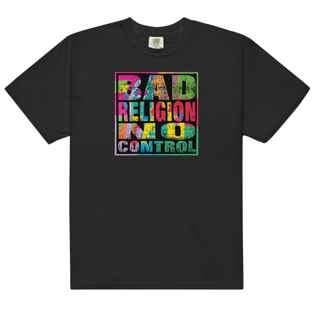 bad-religion-no-control-t-shirt-schwarz-baumwolle-album image 1