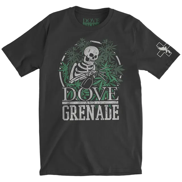 hollywood-undead-make-me-feel-undead-t-shirt-skelett-schwarz image 1