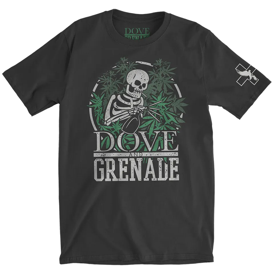 hollywood-undead-make-me-feel-undead-t-shirt-skelett-schwarz image 1