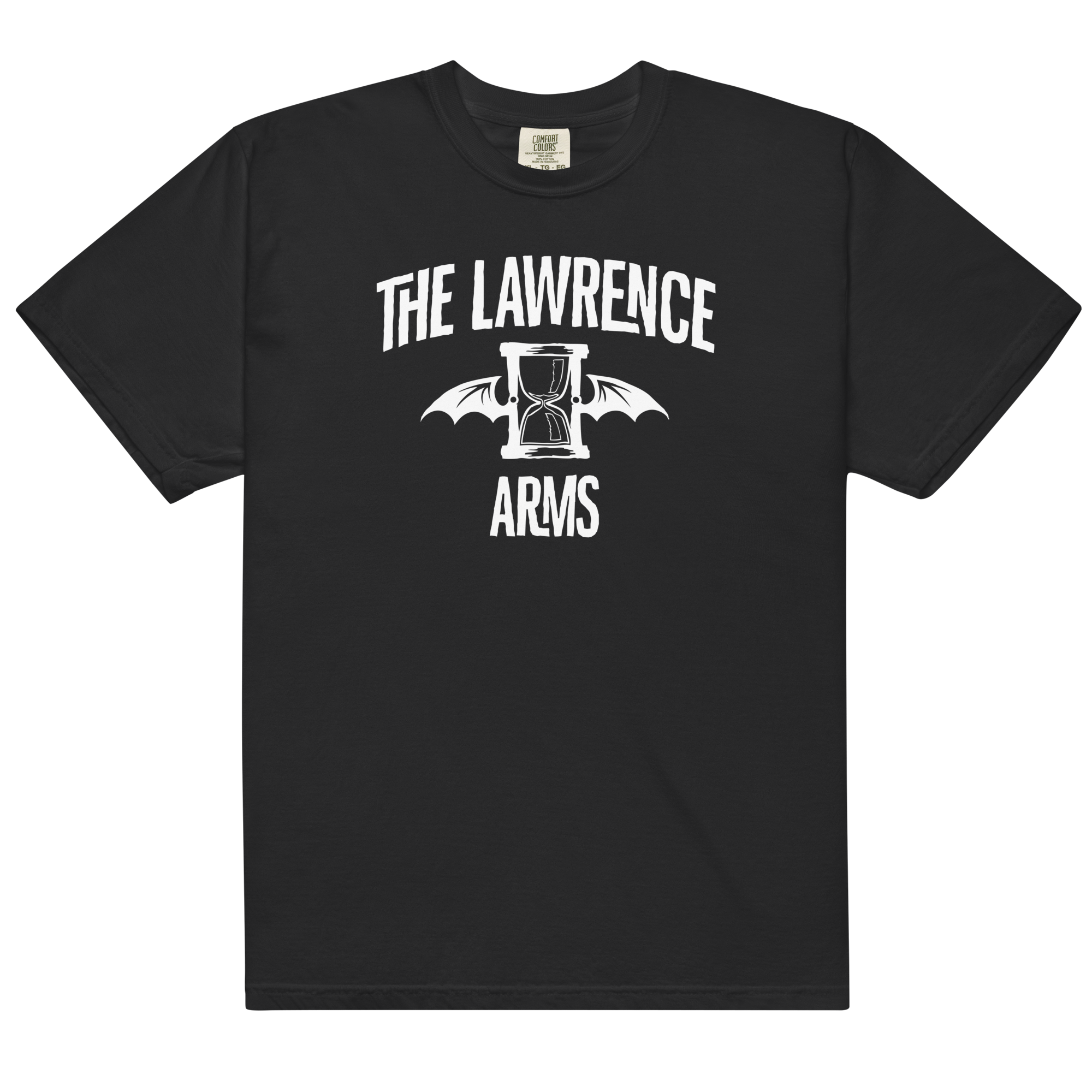 lawrence-arms-flappy-logo-t-shirt-schwarz-baumwolle image 1