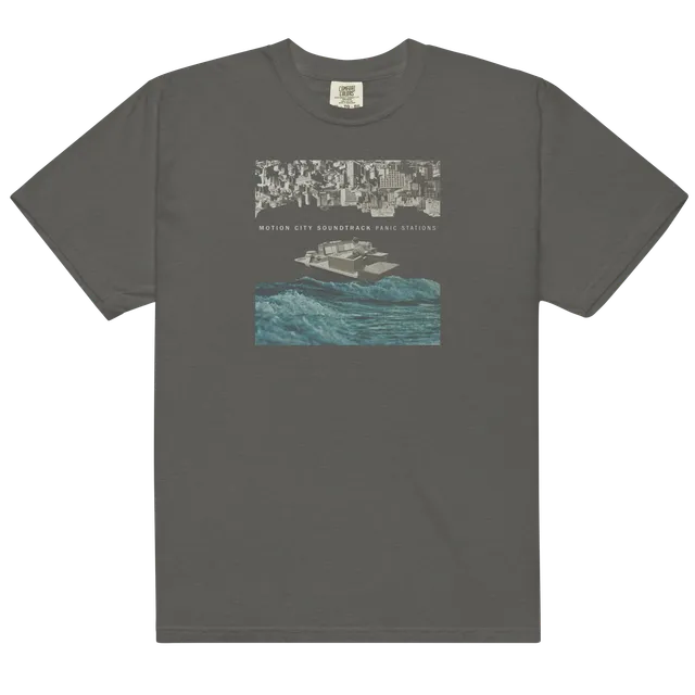 motion-city-soundtrack-panic-stations-t-shirt-dunkelgrau image 1