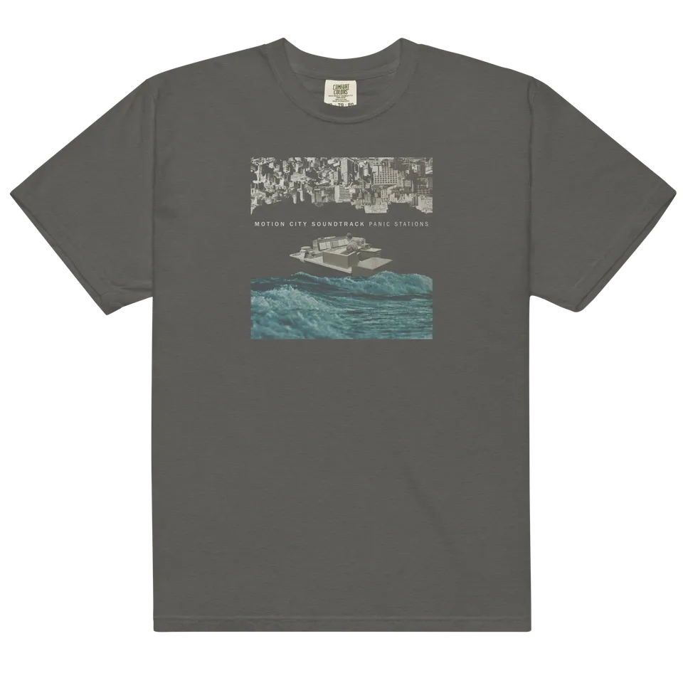motion-city-soundtrack-panic-stations-t-shirt-dunkelgrau image 1