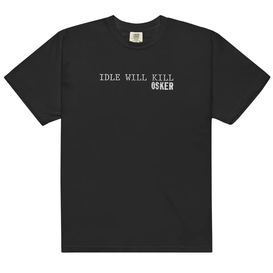 epitaph-idle-will-kill-t-shirt-schwarz-ringspun-baumwolle image 1
