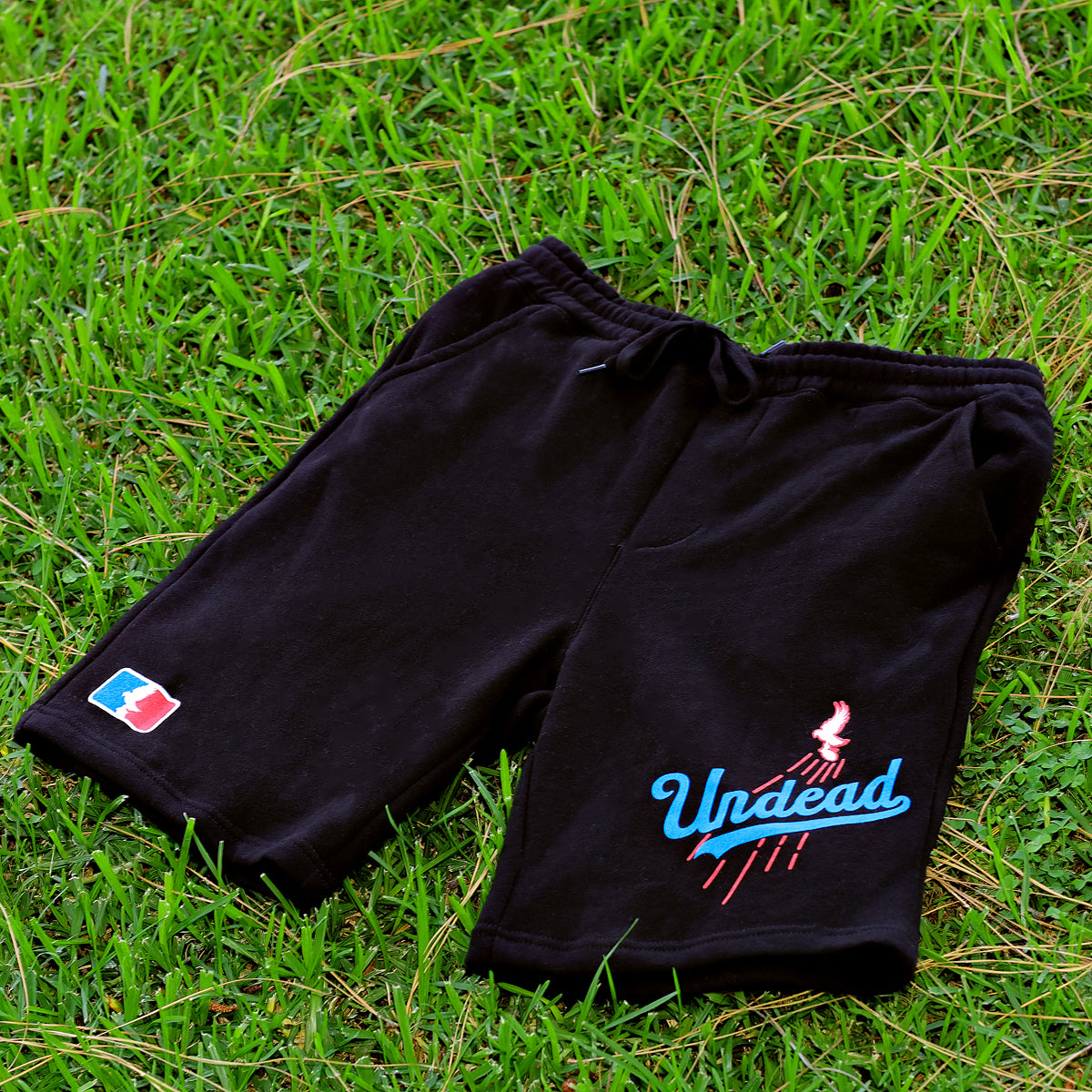 hollywood-undead-undead-baseball-sweat-shorts-schwarz image 3