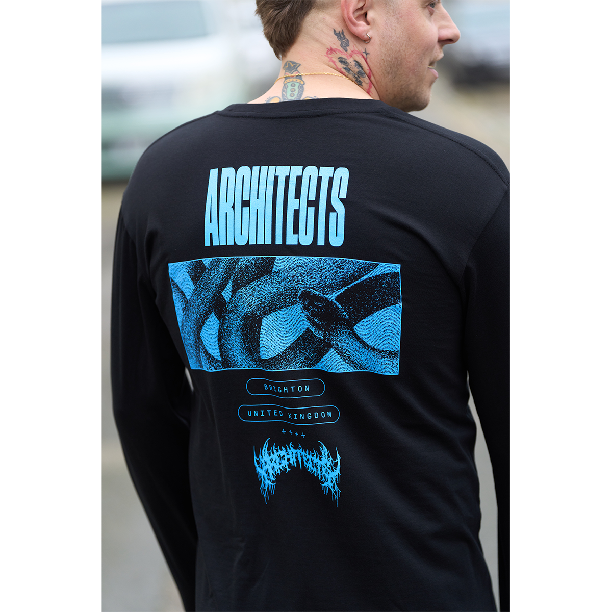architects-wolf-longsleeve-schwarz-kammgarn image 4
