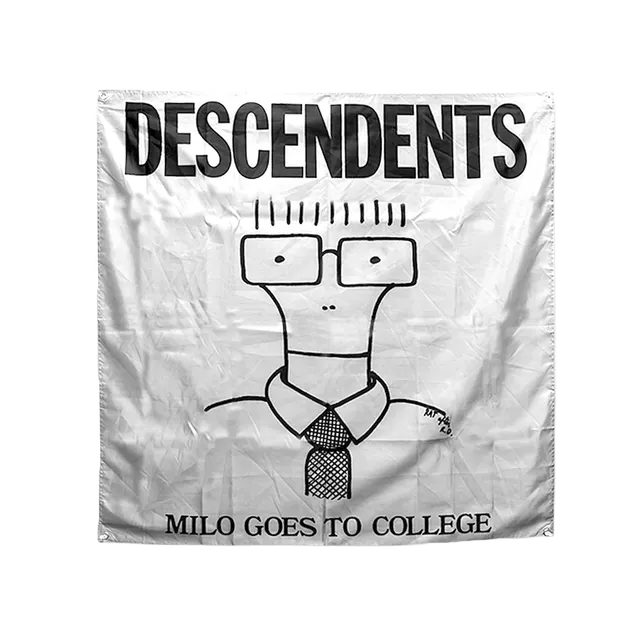 descendents-milo-goes-to-college-flagge-grau-117cm image 1