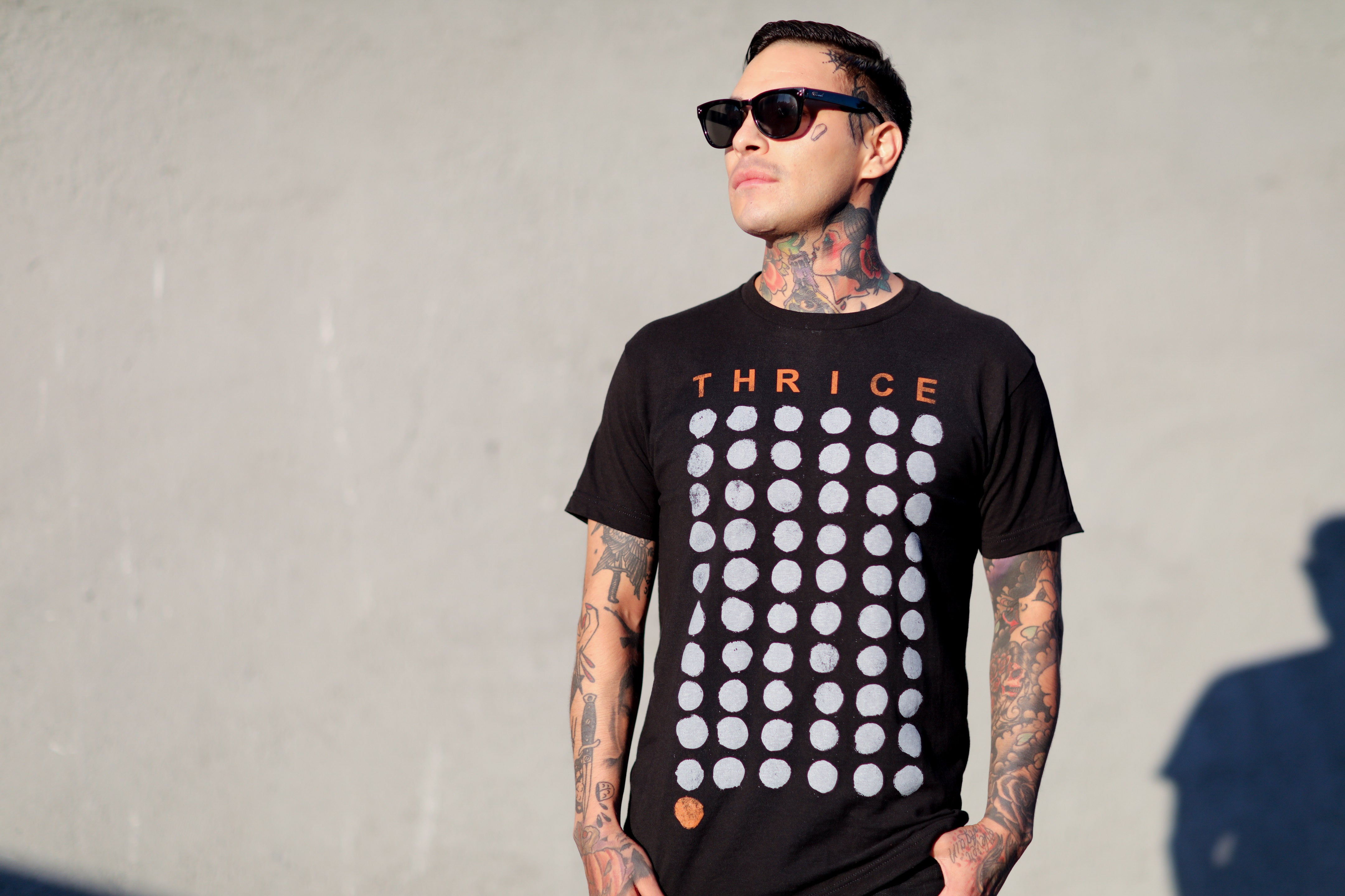 thrice-palms-t-shirt-schwarz-aus-baumwolle image 3