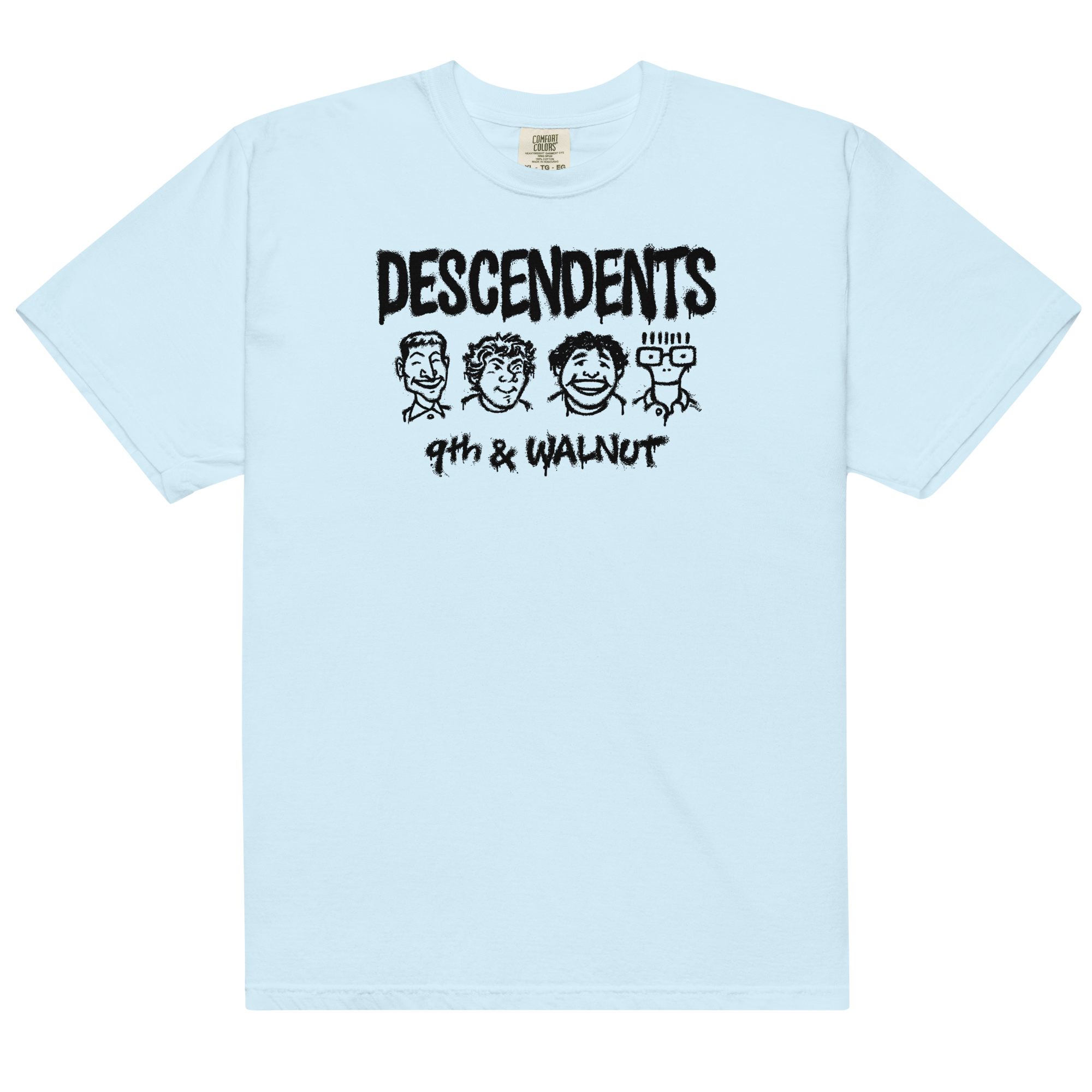 9th-walnut-t-shirt-hellblau-baumwolle-kurzarm image 1