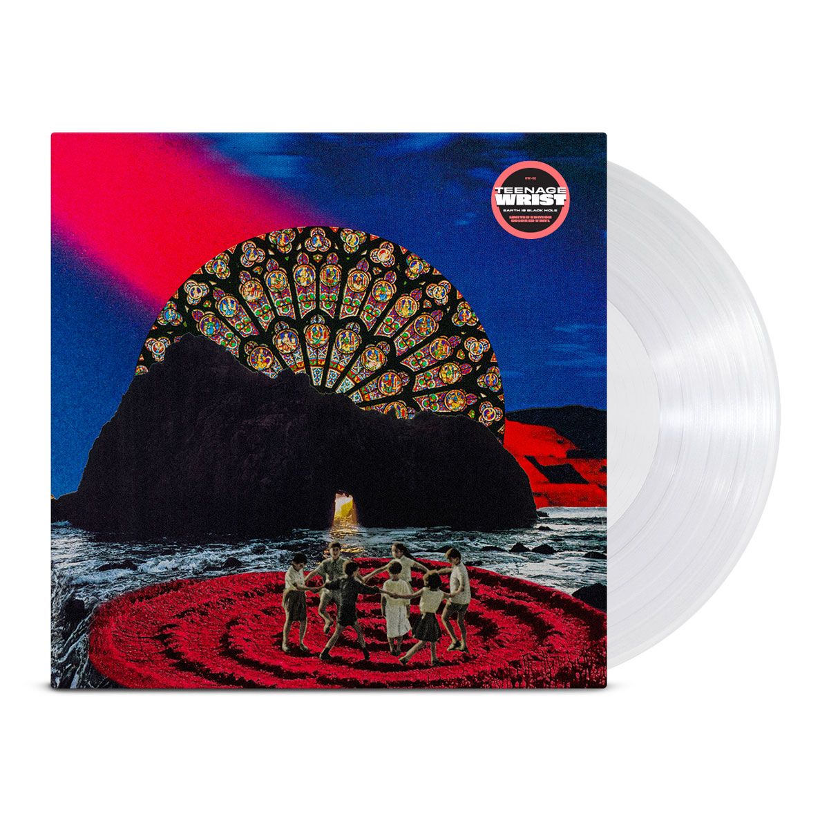 teenage-wrist-earth-is-a-black-hole-lp-crystal-clear-vinyl image 1