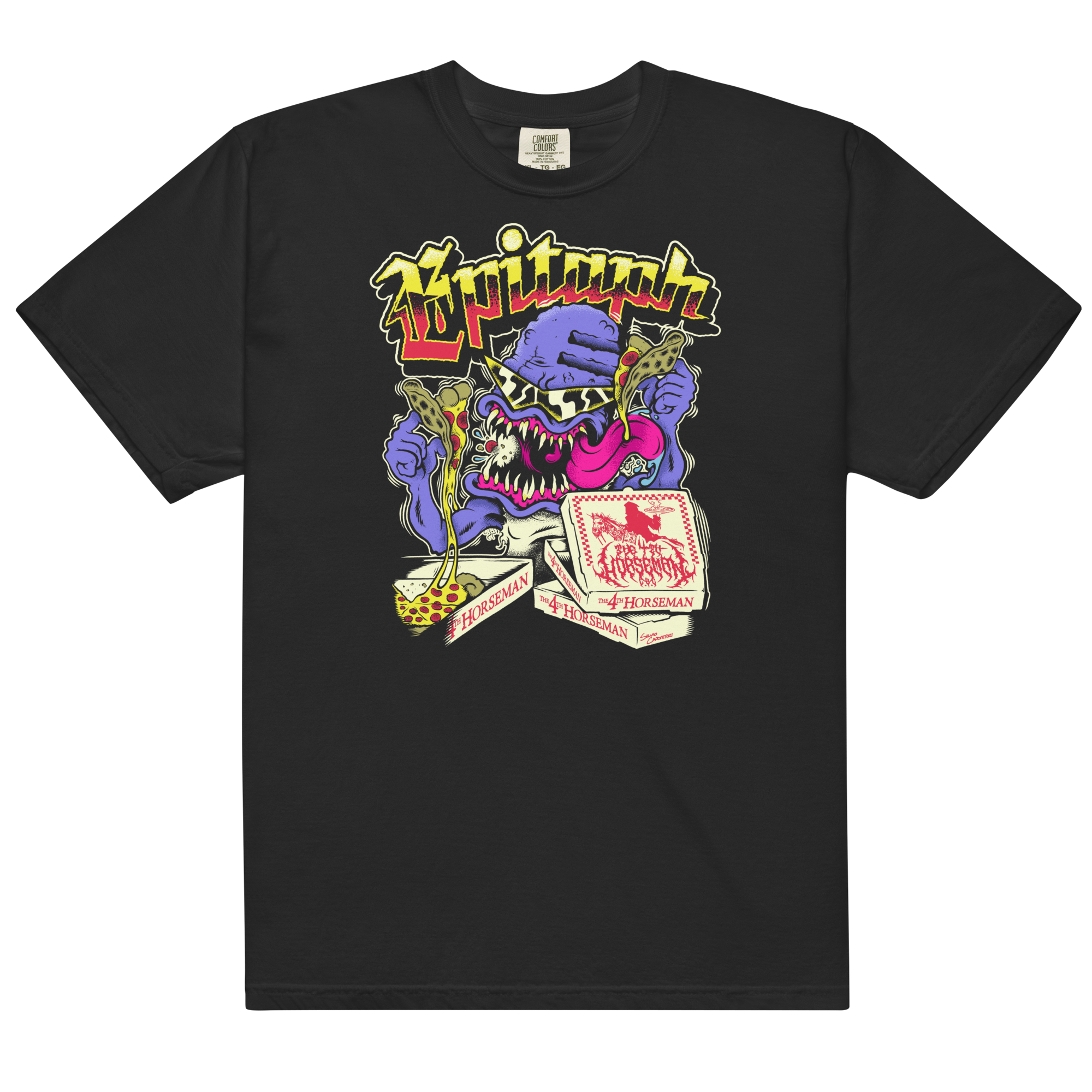 epitaph-eggbert-s-last-supper-t-shirt-schwarz-baumwolle image 1