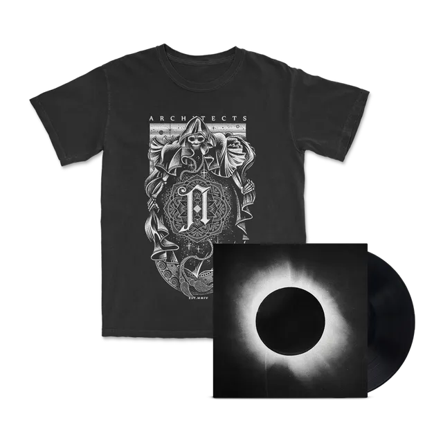 architects-all-our-gods-lp-reaper-t-shirt-bundle-schwarz image 1