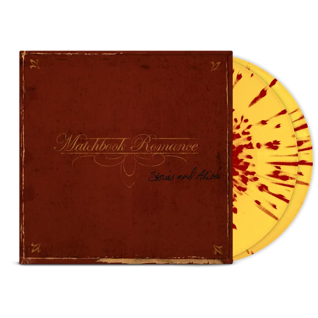 matchbook-romance-stories-and-alibis-2xlp-gold-red-splatter image 1