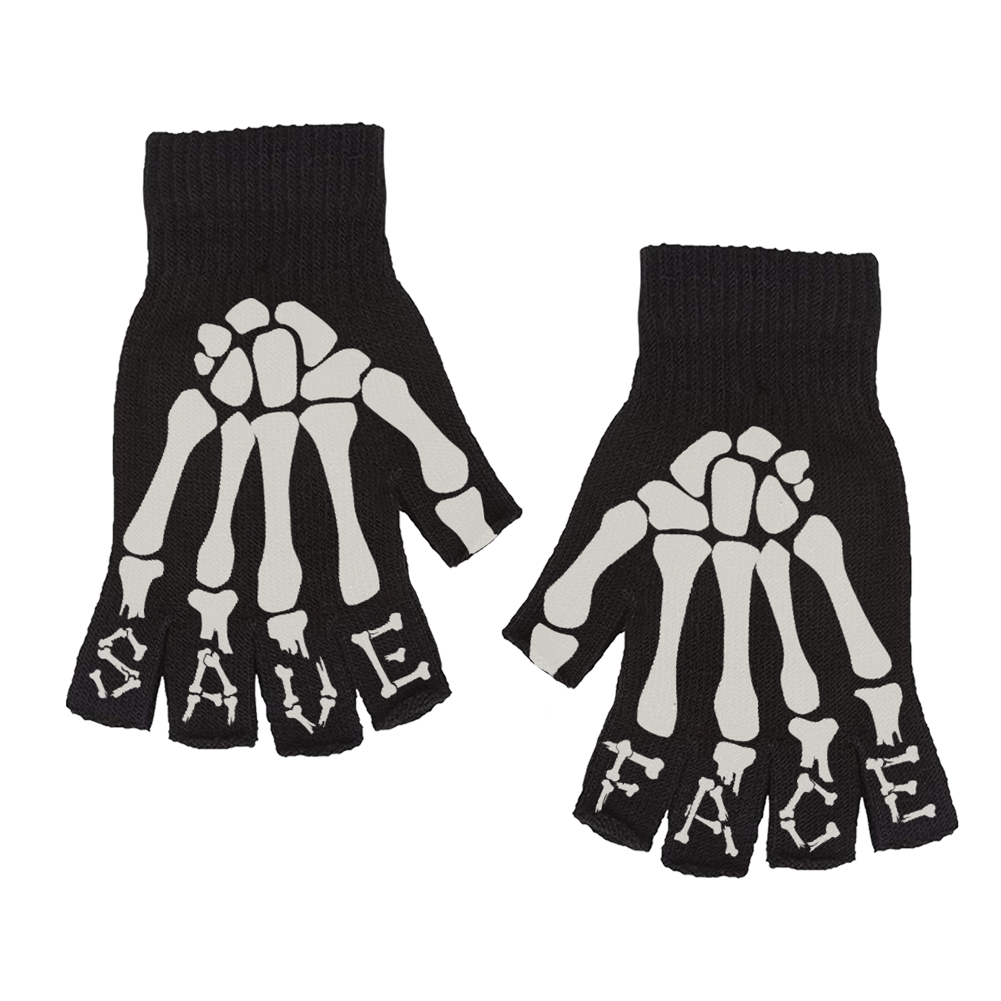 save-face-skeleton-fingerlose-handschuhe-schwarz image 1
